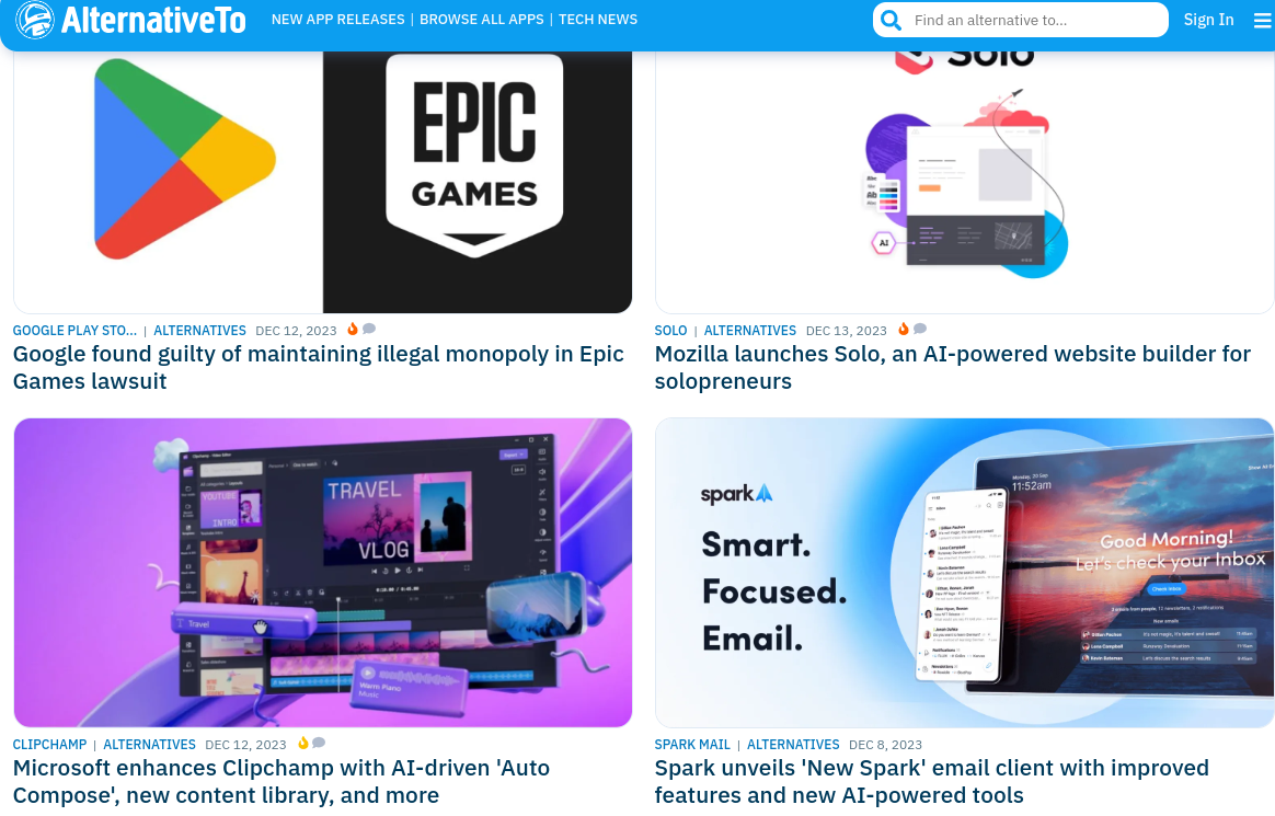 AlternativeTo offers an article on the deal between Google and Epic Games